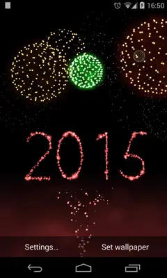 New Years fireworks android App screenshot 2